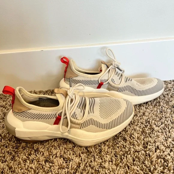 Sorel Women’s Explorer Defy Low Chalk Sea Salt Lace Slip On Sneakers Size 7.5 - Picture 6 of 8